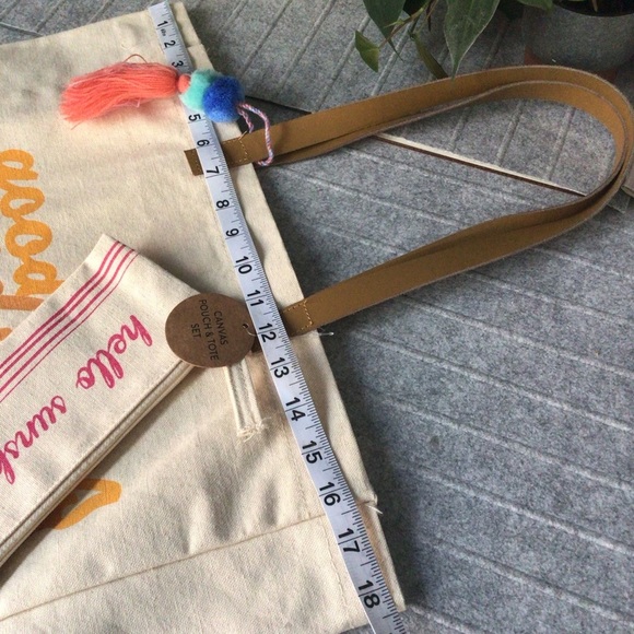 Canvas Tote Bag NWT - Picture 3 of 4